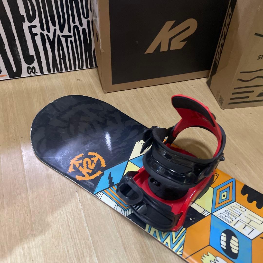 K2 キッズスノーボードセット MINITURBO120cm バイン付3点セット K2 キッズスノーボードセット MINITURBO120cm バイン付3点セット
