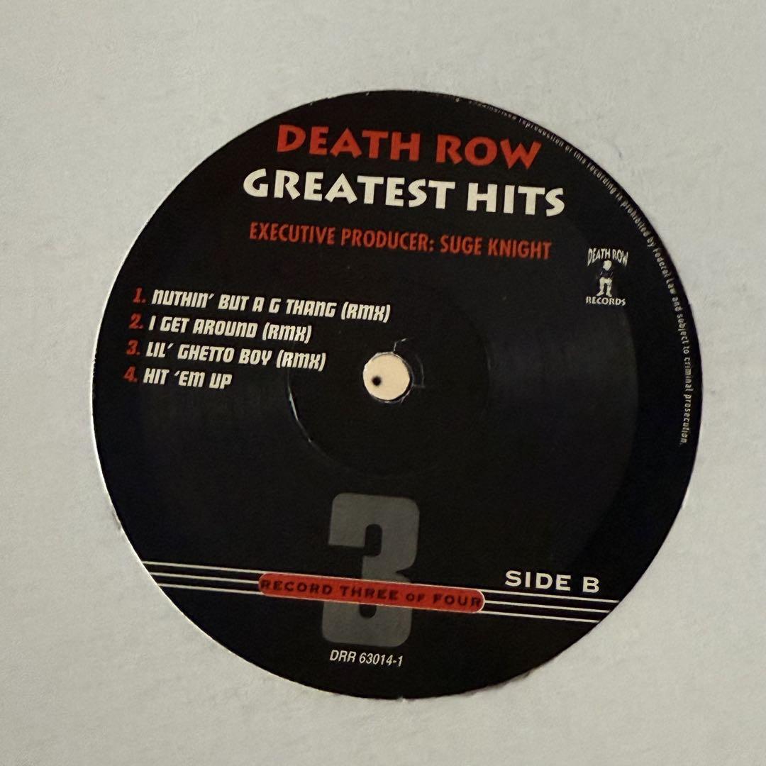 DEATH ROW GREATEST HITS 4枚組レコード