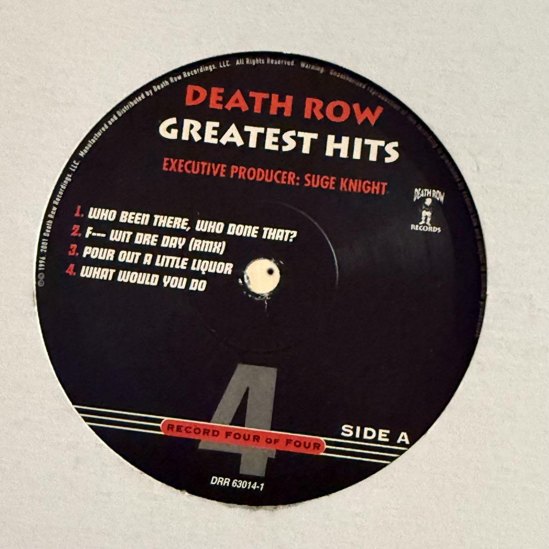 DEATH ROW GREATEST HITS 4枚組レコード