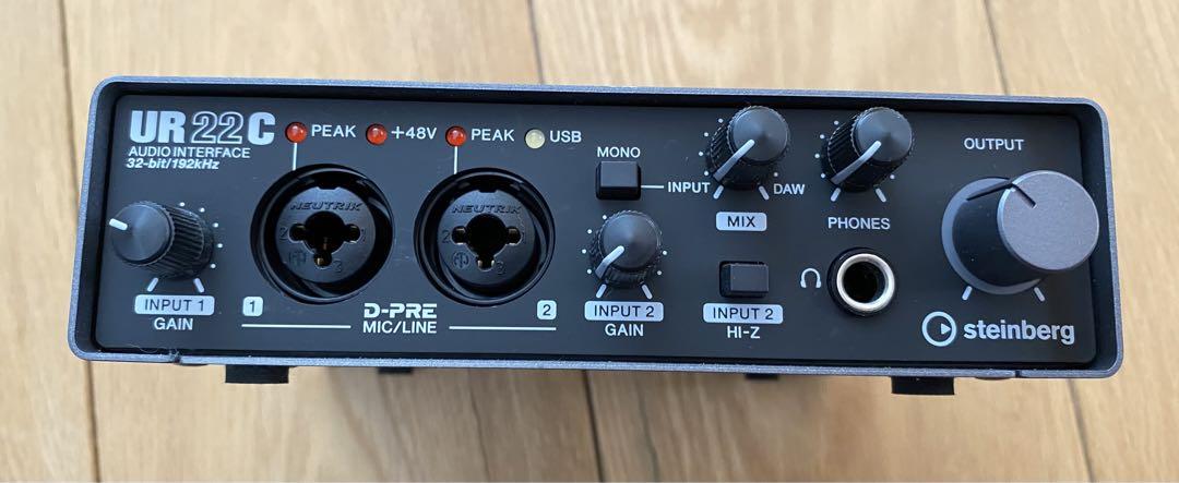 【最終値下げ】Steinberg UR22C オーディオインターフェイス 人気オーディオインターフェイスSTEINBERG「UR22C」再入荷