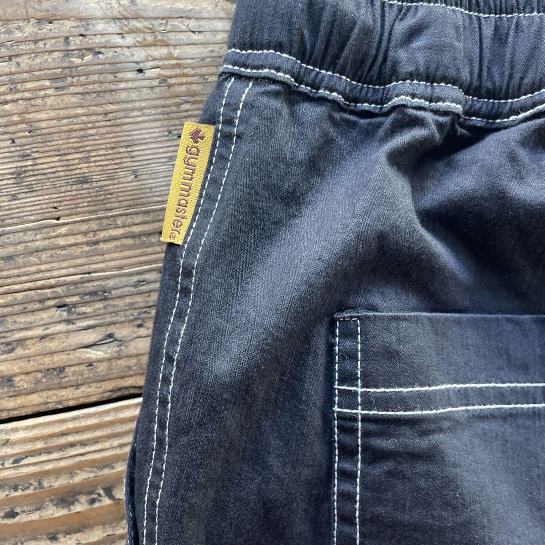 新品　24年秋冬 ジムマスター　ストレッチヘリンボーンベーカーパンツ　黒　L