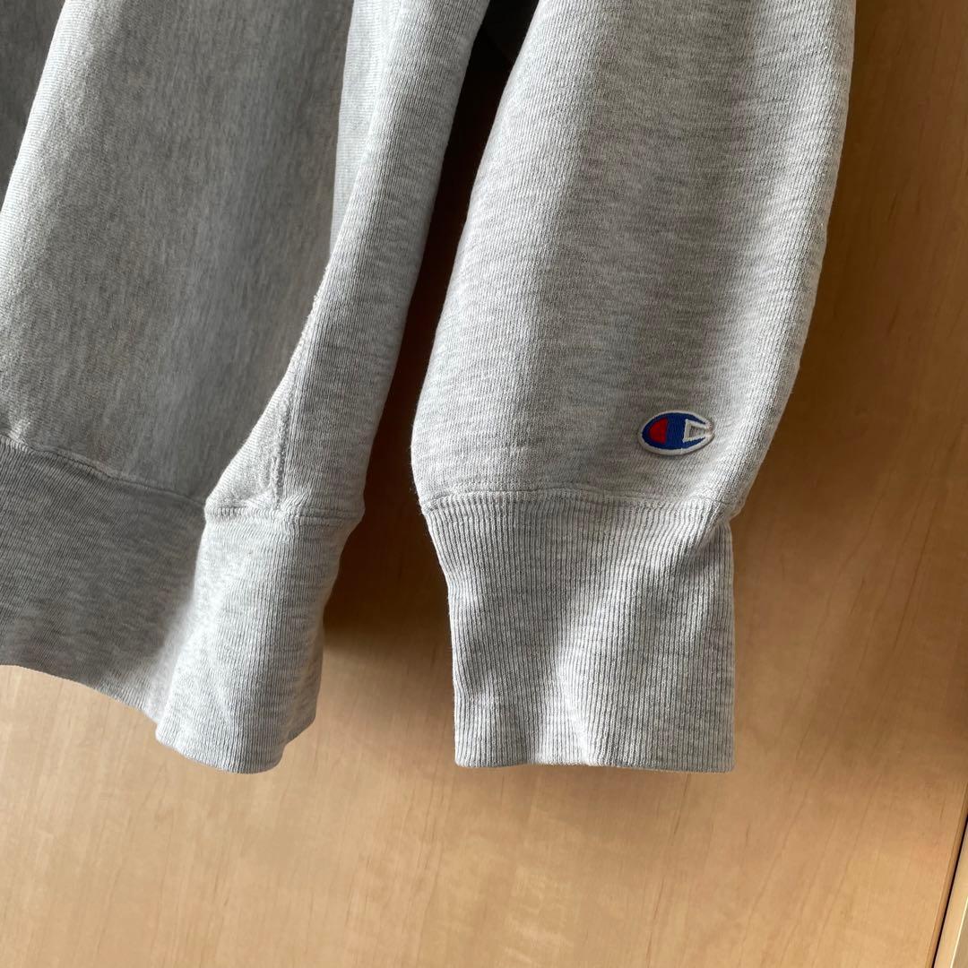57%OFF!】 90s CHAMPION 目無し 刺繍タグ リバースウィーブ グレー USA