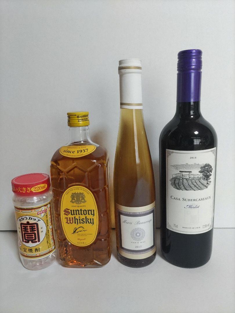 サントリーウイスキー 宝焼酎 カーサスベルカソーメルローワイン 果実酒