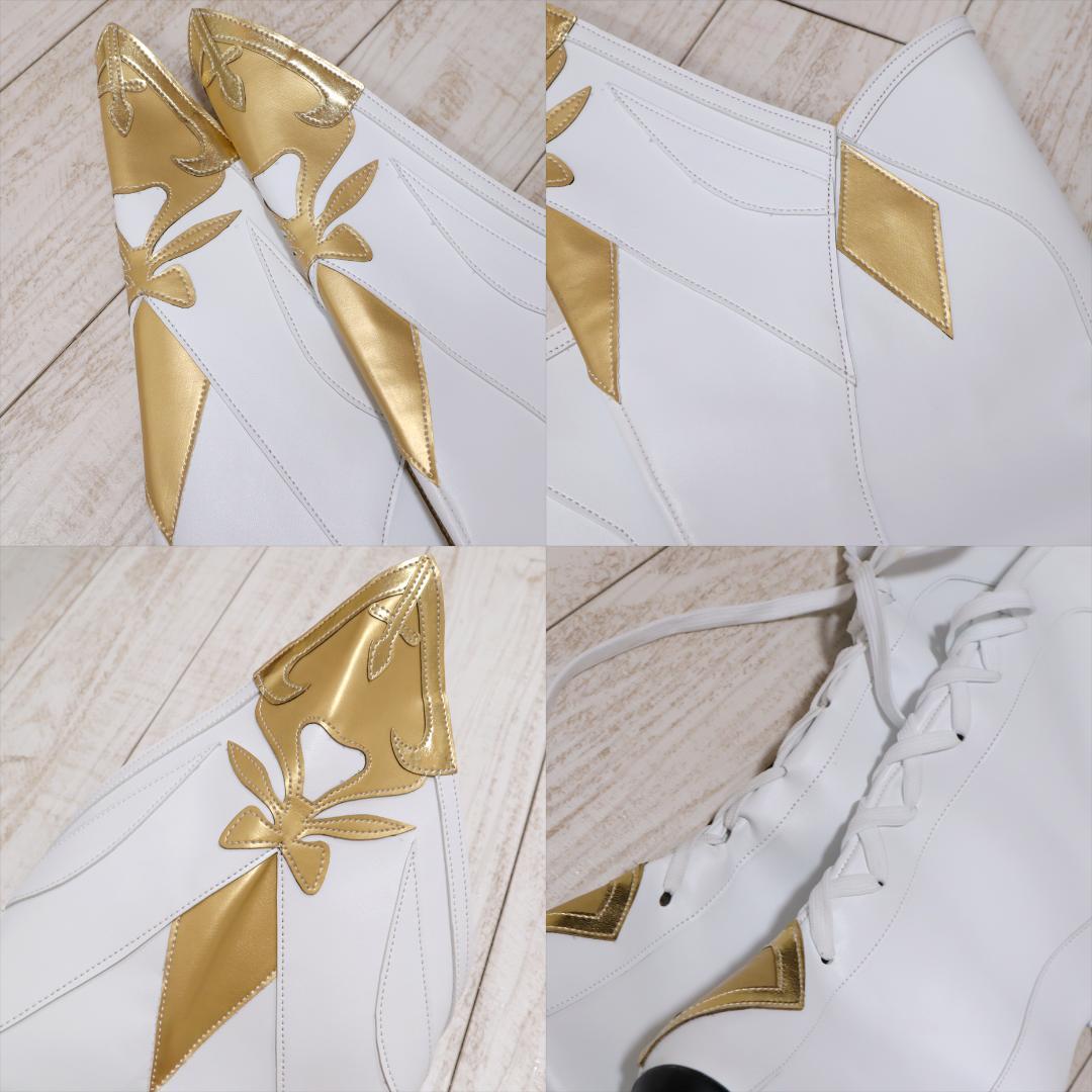 原神　ジン　衣装＋ウィッグ＋靴（ブーツ）　コスプレ　S