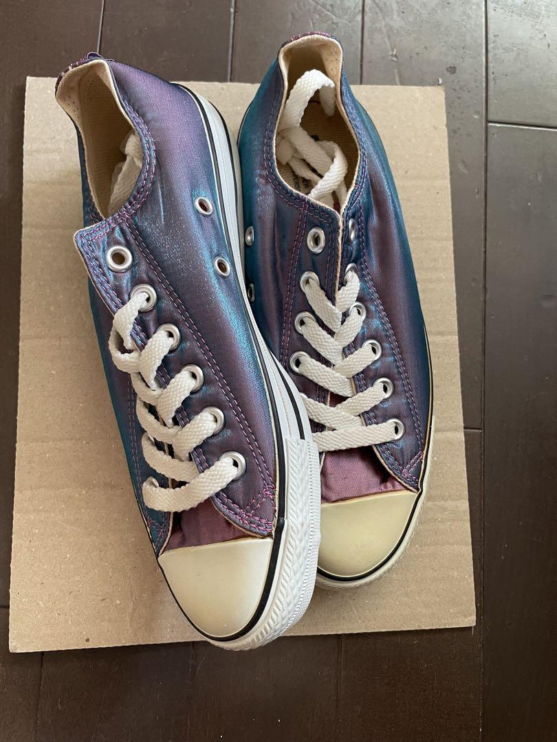 コンバース　converse スニーカー　90s レア　玉虫色