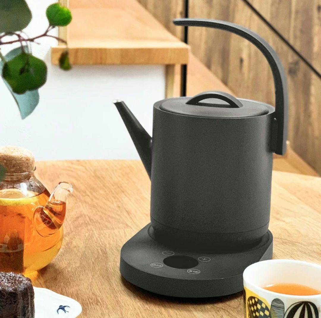 EPEIOS 電気ケトル COVE ブラック 750ml お洒落 インテリア