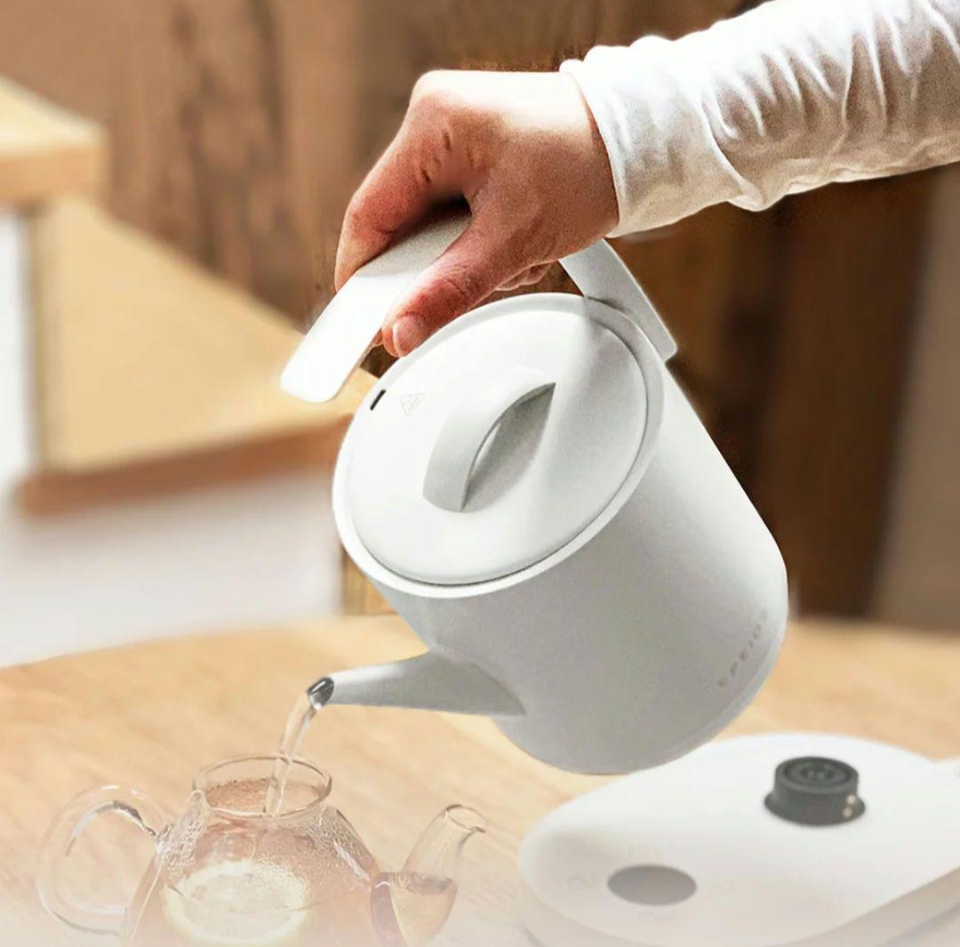 EPEIOS 電気ケトル COVE ブラック 750ml お洒落 インテリア