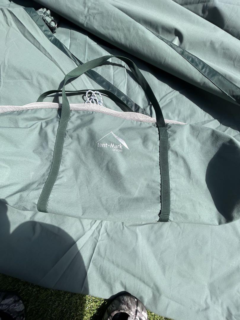 tent-mark designs 焚火タープTCコネクトヘキサ　ダックグリーン