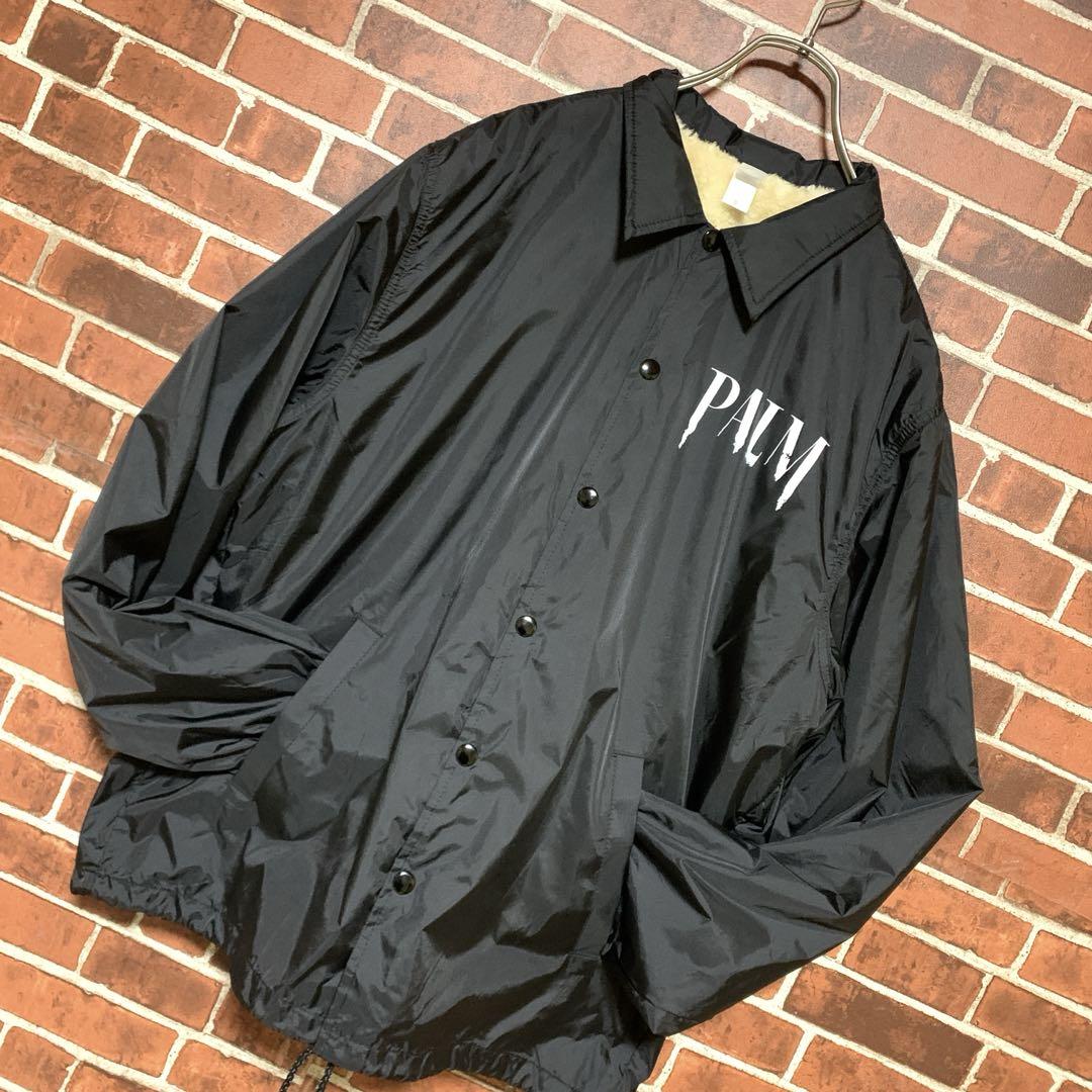 【激レア】美品★PALM☆パーム★ハードコア☆ボア付き★ナイロンコーチジャケット