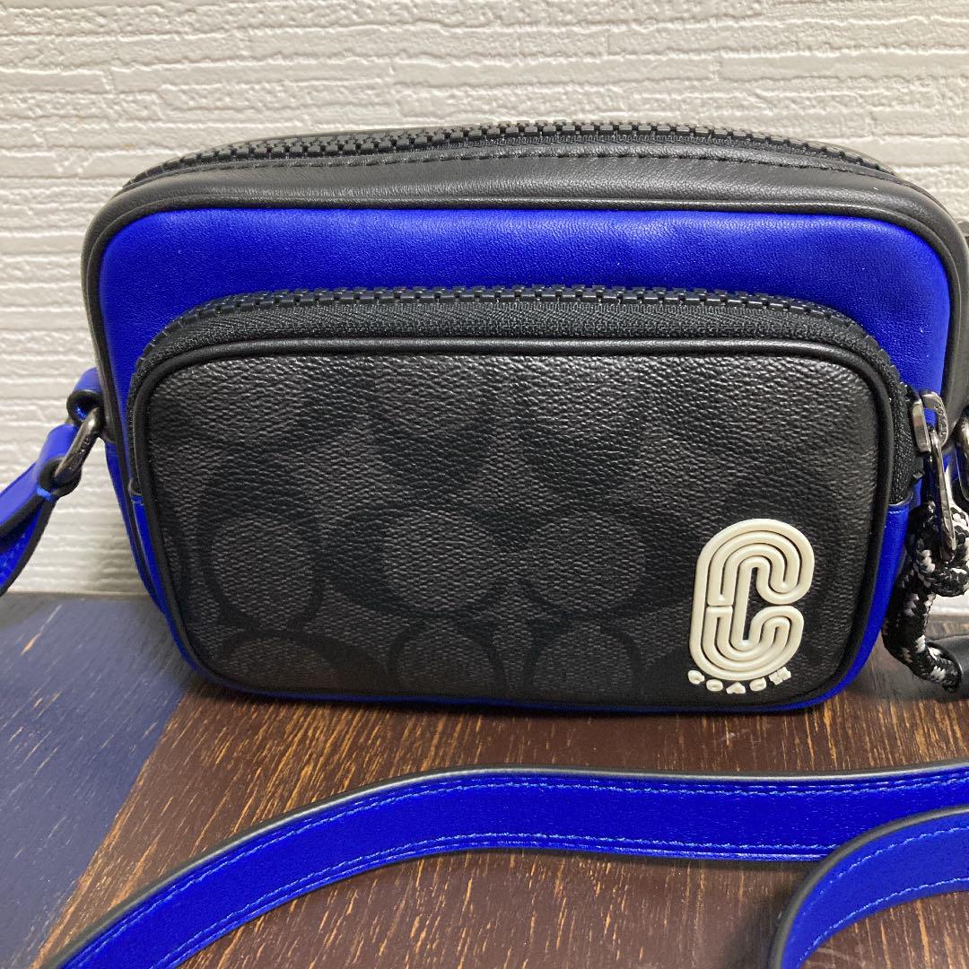 メンズ↚ 新品未使用44000円 クロスボディバッグ シグネチャー paTdi-m44677021039 COACH コーチ ショルダー