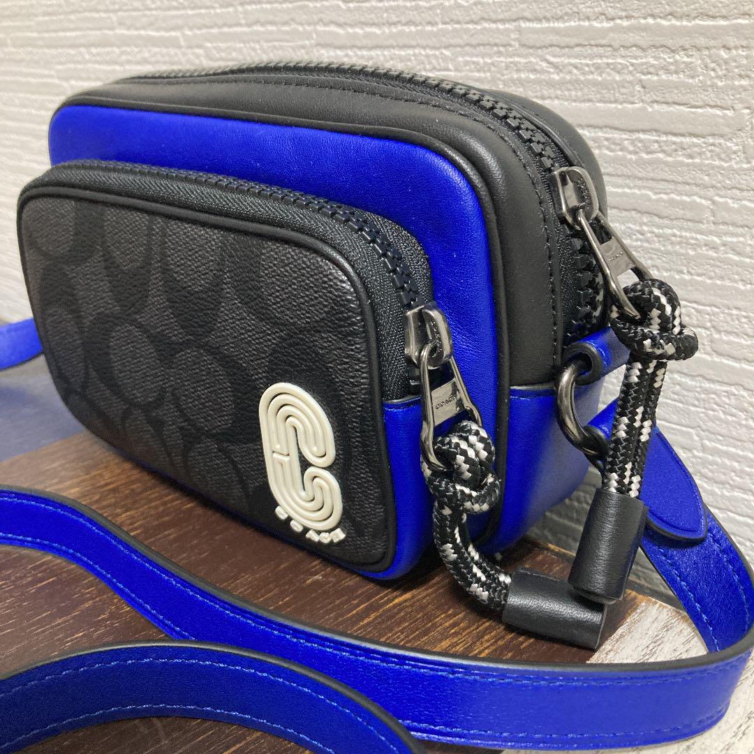 メンズ↚ 新品未使用44000円 クロスボディバッグ シグネチャー paTdi-m44677021039 COACH コーチ ショルダー
