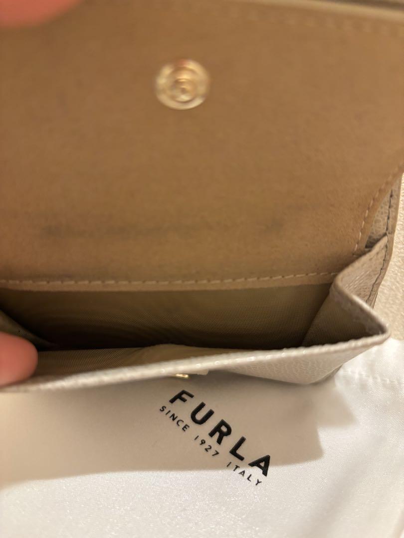 FURLA グレー 二つ折り財布　美品