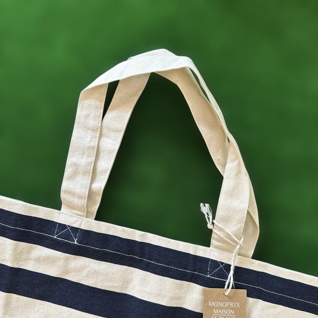 フランス monoprix (モノプリ) トートバッグ MONOPRIX,モノプリ,エコバッグ,フランス雑貨,ボタニカル柄,植物