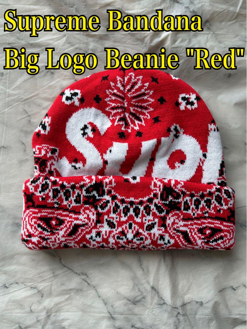 【新品】24FW Supreme バンダナビッグオセロビーニー / レッド