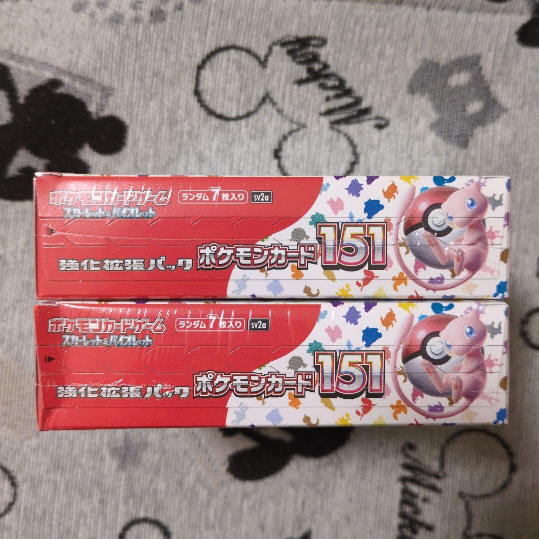 ポケモンカード　151　新品未開封　シュリンク付き2box