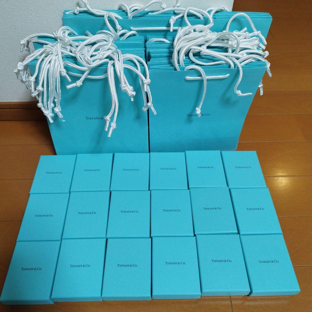 ティファニー Box18個 ショッパー23枚（普通サイズ18枚,大サイズ5枚）