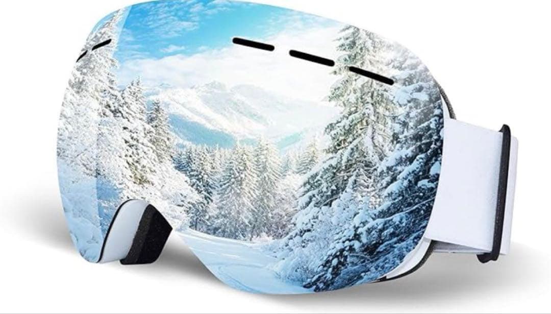 【2025新登場】スキーゴーグル めがね対応 くもり防止 傷防止 広視野