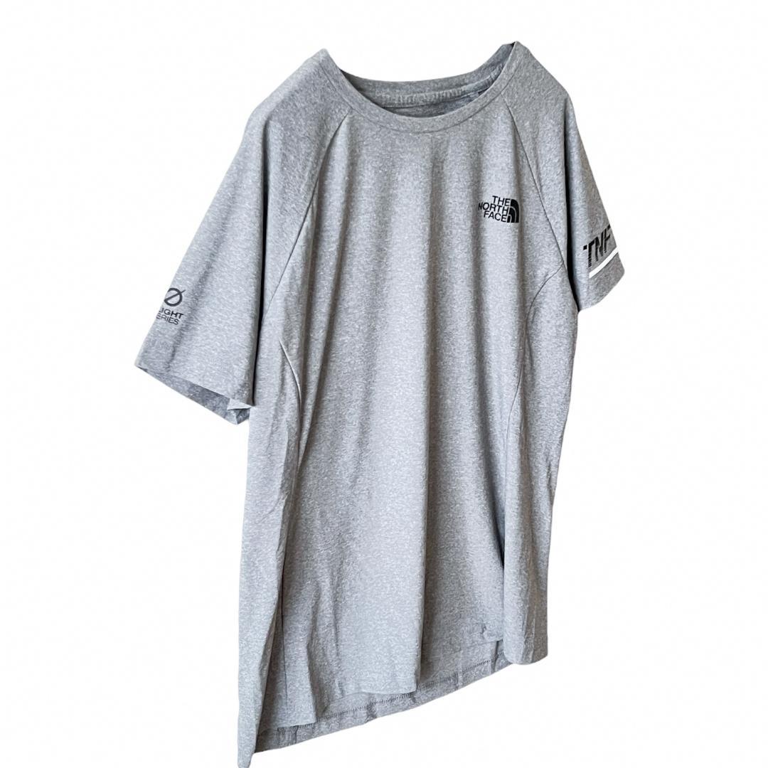 ⭐️爽やかにスポーティ❗️ノースフェイスM レディースTシャツ半袖 グレー