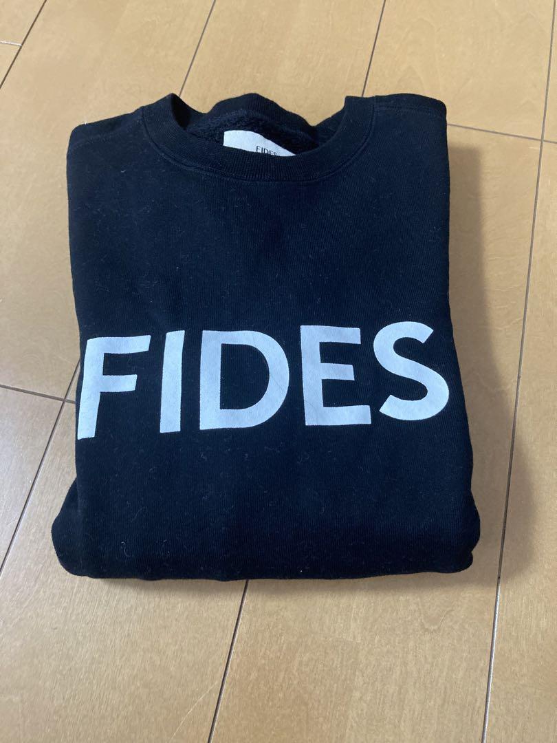FIDES コットン スウェット M 黒 TシャツL白の2点セット