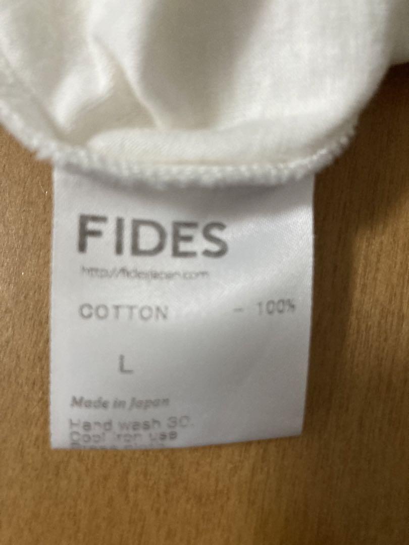 FIDES コットン スウェット M 黒 TシャツL白の2点セット