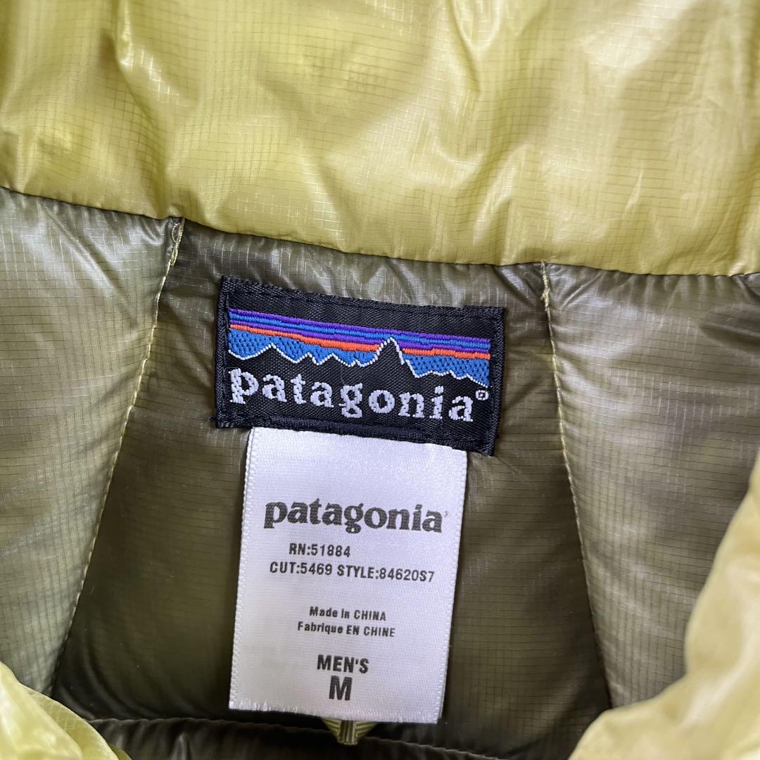 patagonia ダウン セーター ベスト グリーン M
