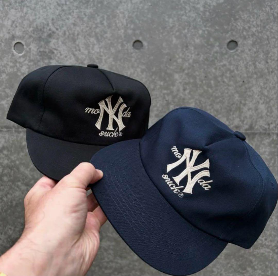 完売品 Mondaysuck NYC Hat ネイビー