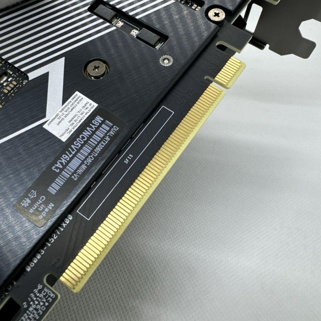 グラフィックボード・グラボ・ビデオカード ASUS DUAL-RTX3060TI-8G-MINI-V2 LHR