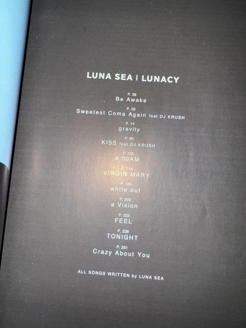 バンドスコア LUNA SEA LUNACY ルナシー バンドスコア LUNA SEA LUNACY ルナシー