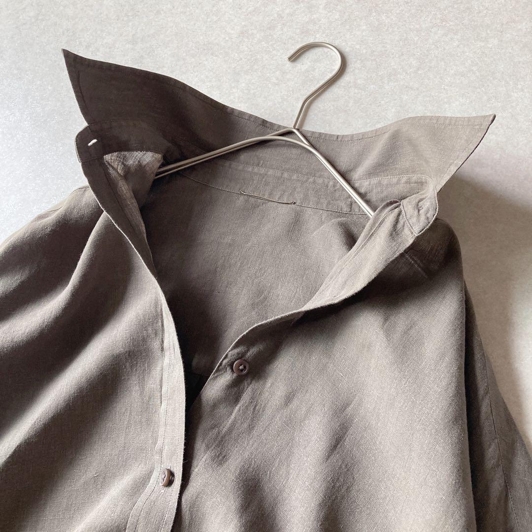 Deuxieme Classe WIDE LINEN ワイドリネンシャツ