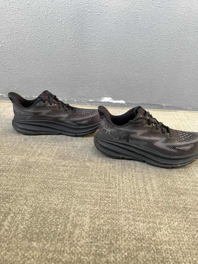 【美品】ホカオネオネ クリフトン9 ランニングシューズ ブラック 黒 24.5