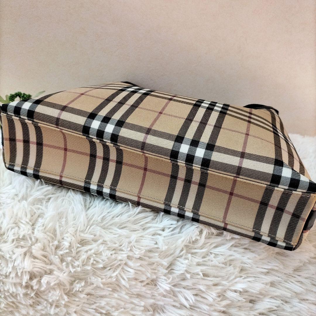 BURBERRYバーバリーノバチェック トートバッグ ワンハンドル A4