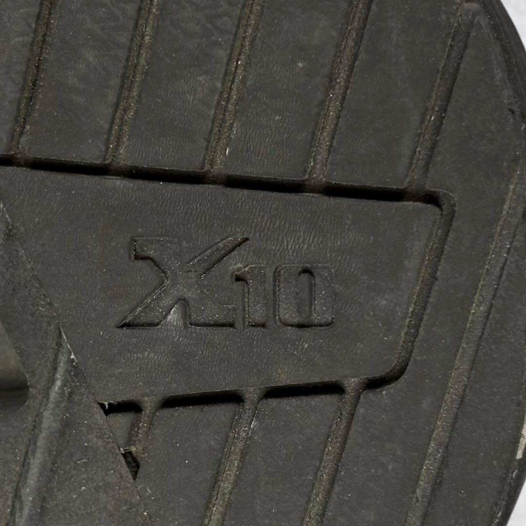 美品✨ミズノ X10 レザーシューズ 黒 27.5 ストレートチップ ビジネス