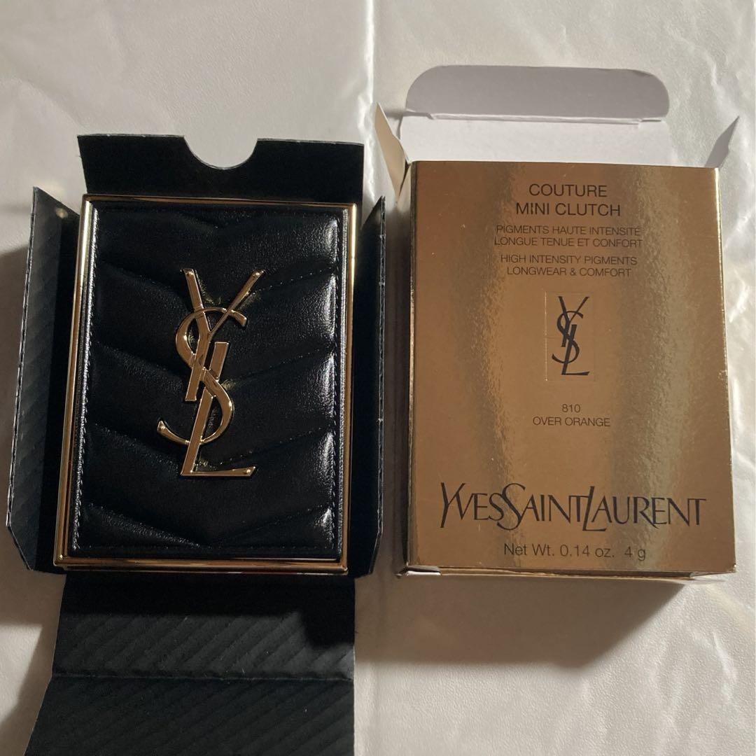 最終価格【未使用】 YSL クチュールミニクラッチ810 OVER ORANGE クチュール ミニ クラッチ / イヴ・サンローラン(パウダーアイ