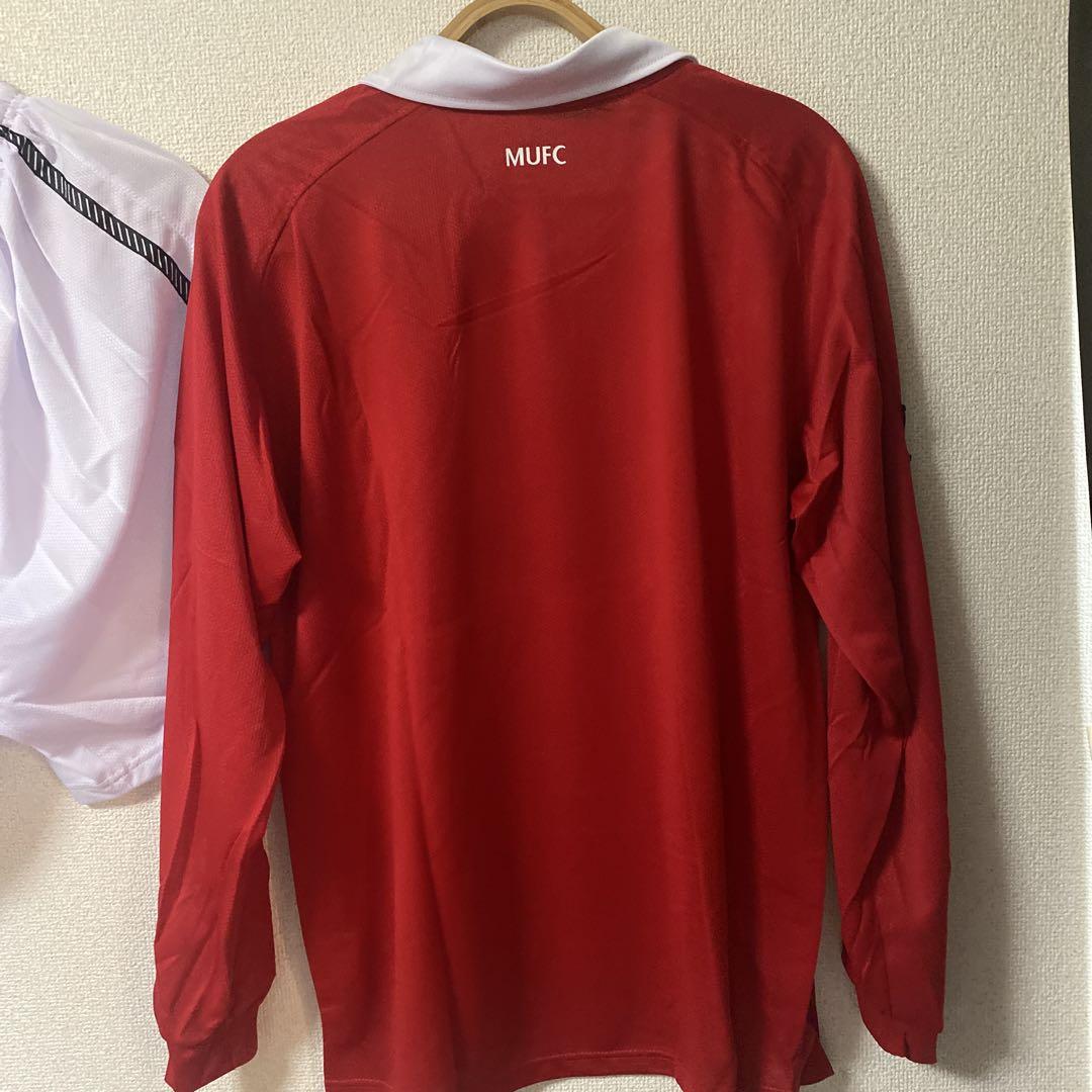 新品タグ付　NIKE　Manchester U　HOME 長袖ユニ　パンツセット