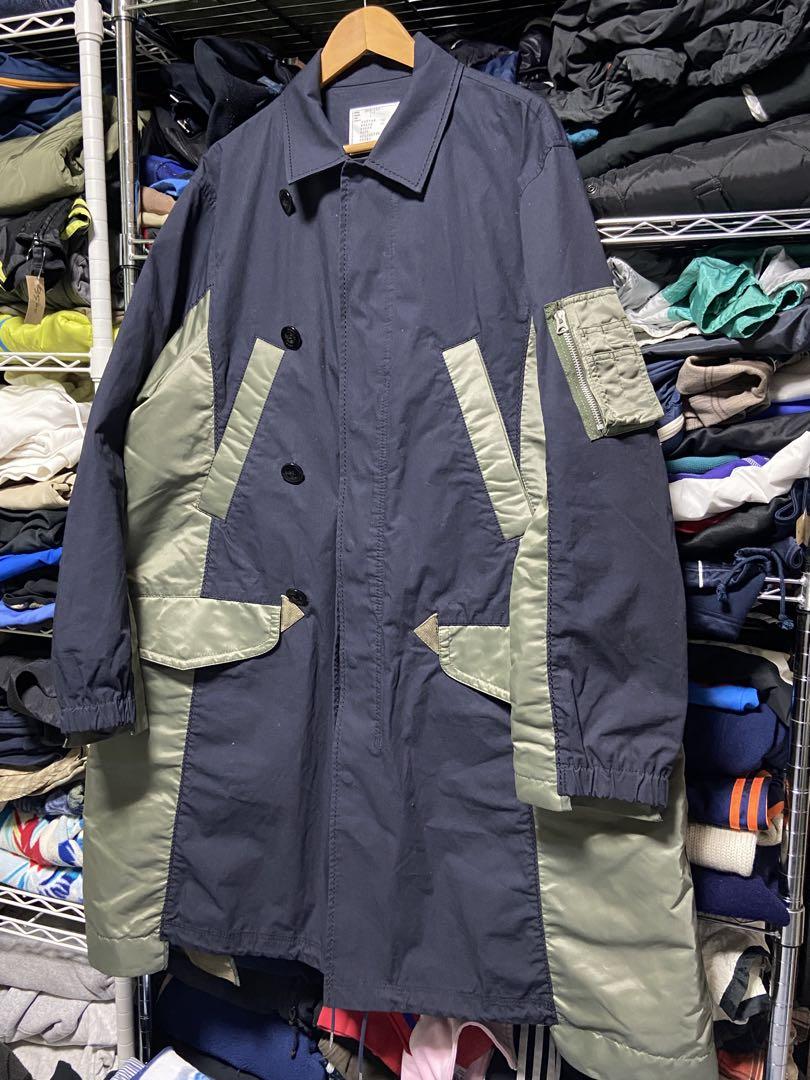 名作 sacai ミリタリーコート