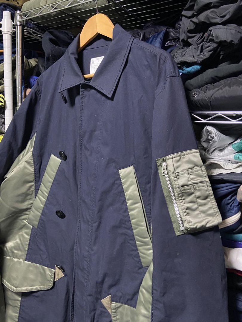 名作 sacai ミリタリーコート