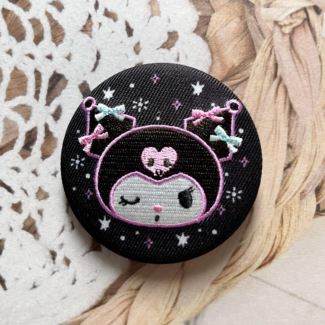 クロミ刺繍バッジ２０ 10個セット 即日発送❤️クロミ 20周年 シークレット 刺しゅう 缶バッジ
