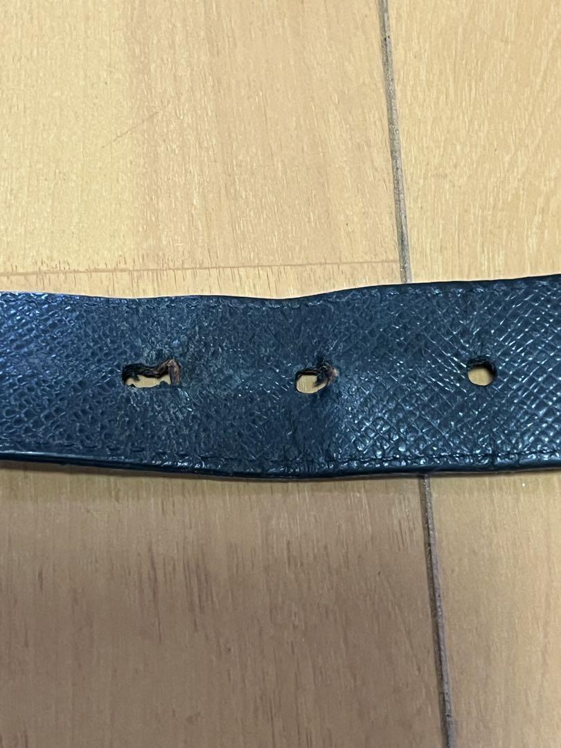 Louis Vuitton レザー ベルト 黒