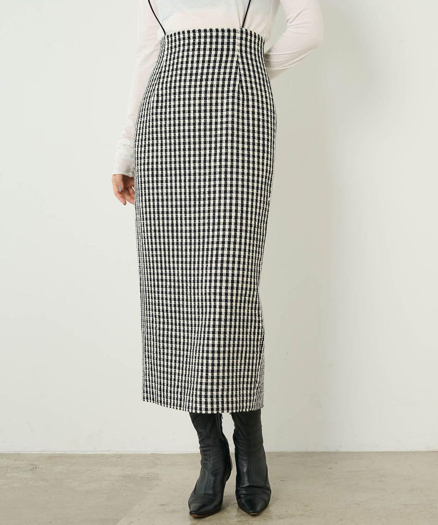 Whim Gazette BRIGHT MIX ツイードスカート美品