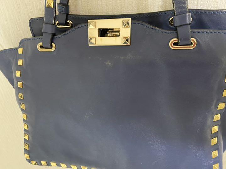るいネイビ ハンドバッグ トートバッグ Hn07u-m44703698507 バッグ