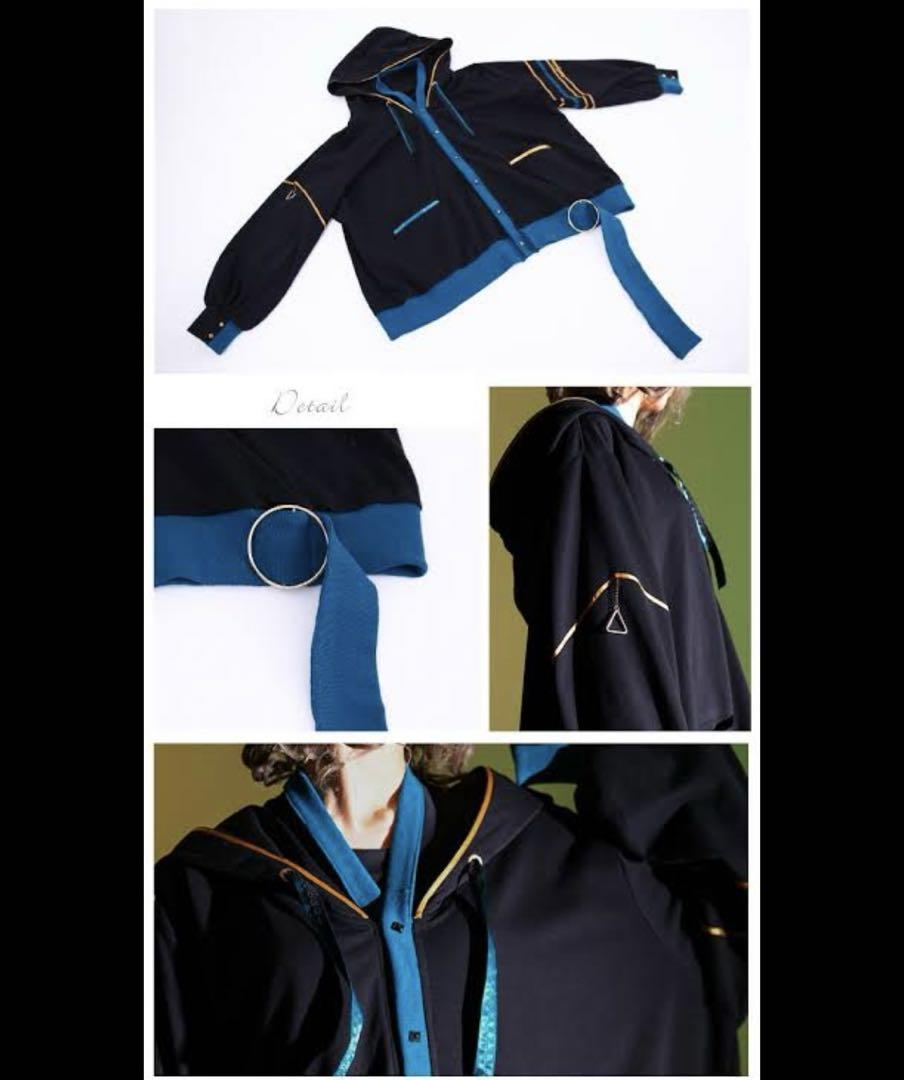 IRO＋IRO * Favorite クレオパトラ風ドッキングパーカー IRO+IRO / クレオパトラ風ドッキングパーカー イロイロ Favorite
