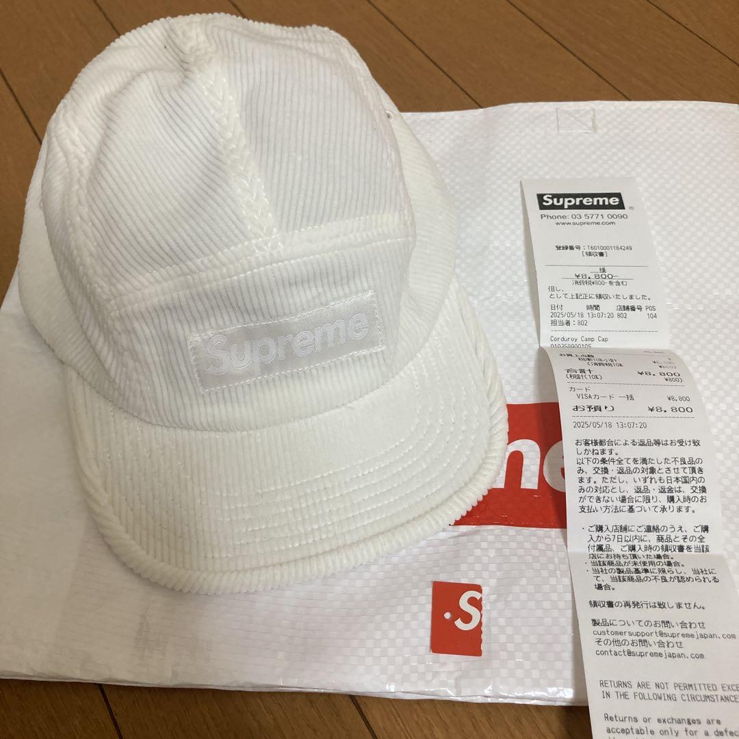 シュプリーム、25SSキャップ 10,500円
