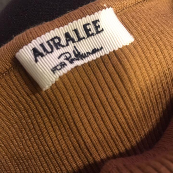 auralee ギザボートネック キャメル lHQfj-m44705002085 オーラリー ロンハーマン別注 超激得在庫