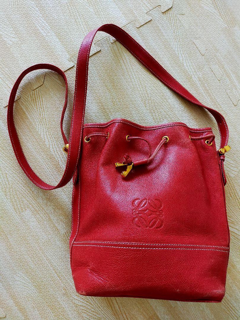 ロエベ ショルダー Loewe バルーン フラメンコ 巾着 バスケット