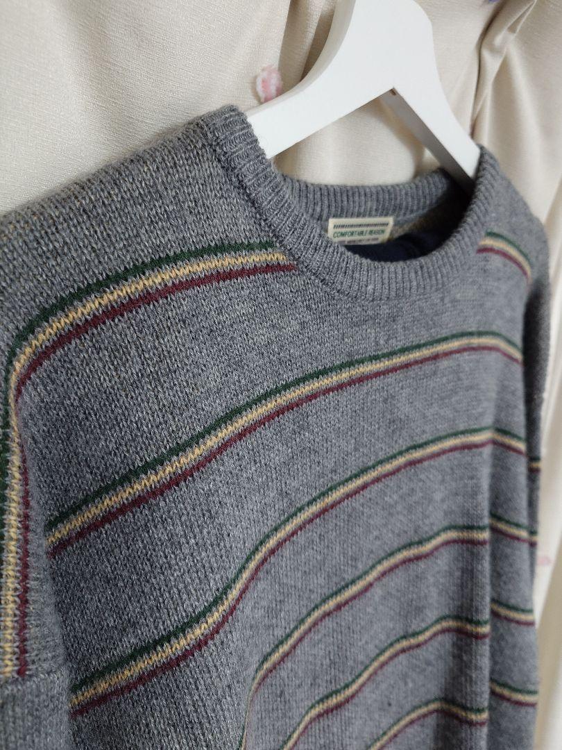 コンフォータブルリーズン Pinstripe Rasta Sweater