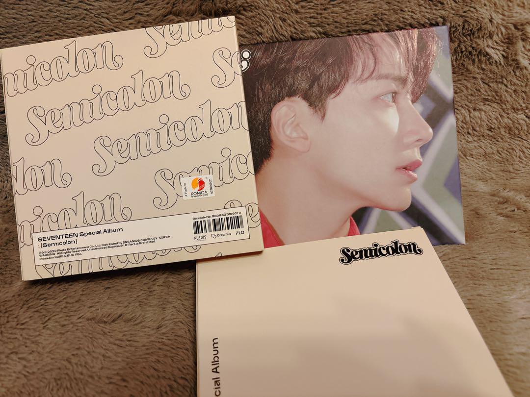 seventeen セミコロン ジョンハン デジパック セブチ トレカ