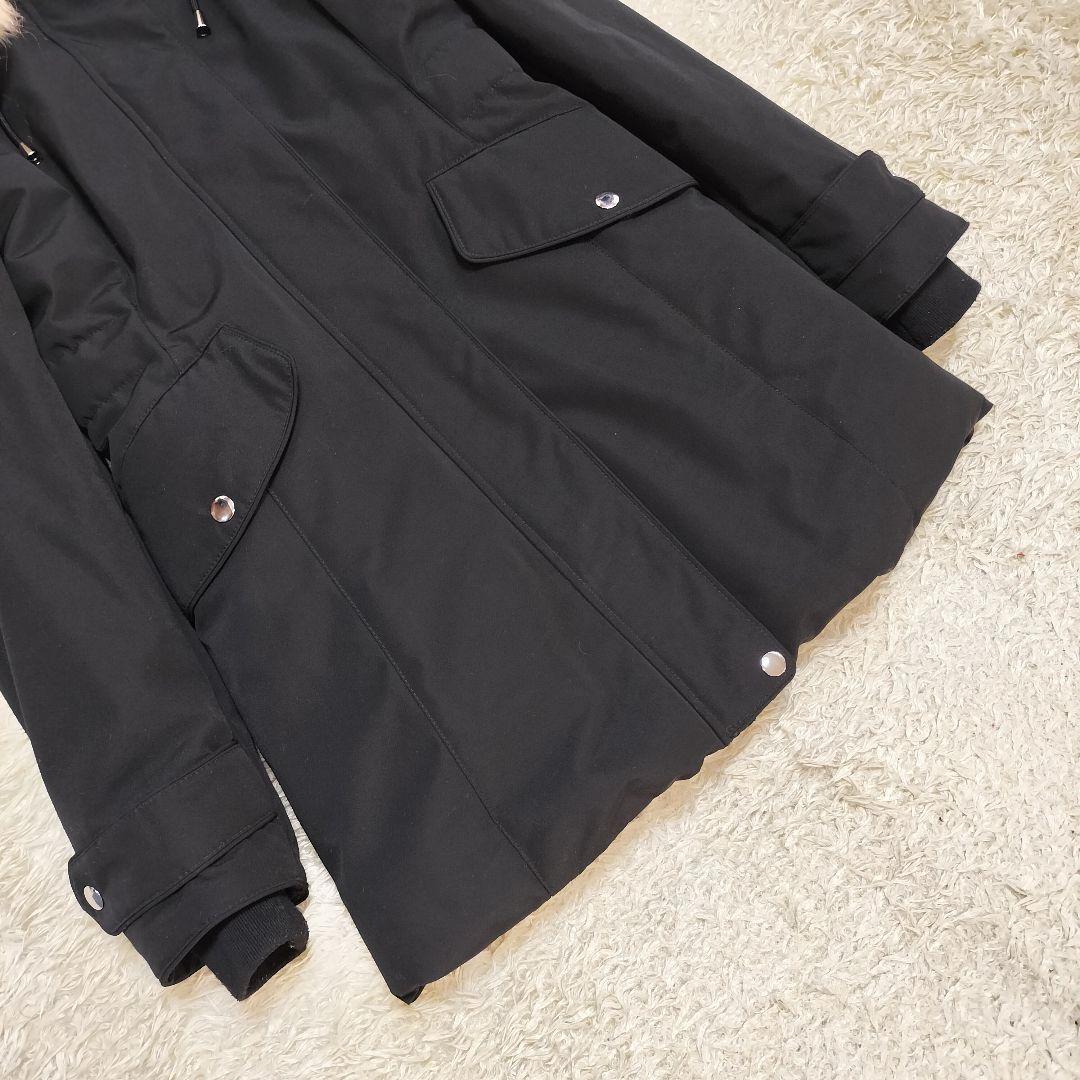 美品】ZARA ザラ 撥水加工パフパーカー ファー付き 裏ボア