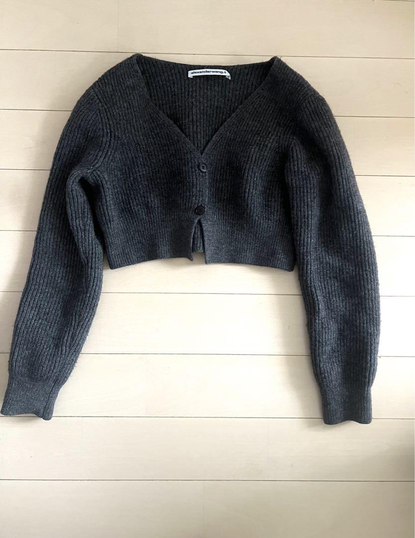 alexanderwang クロップドカーディガン