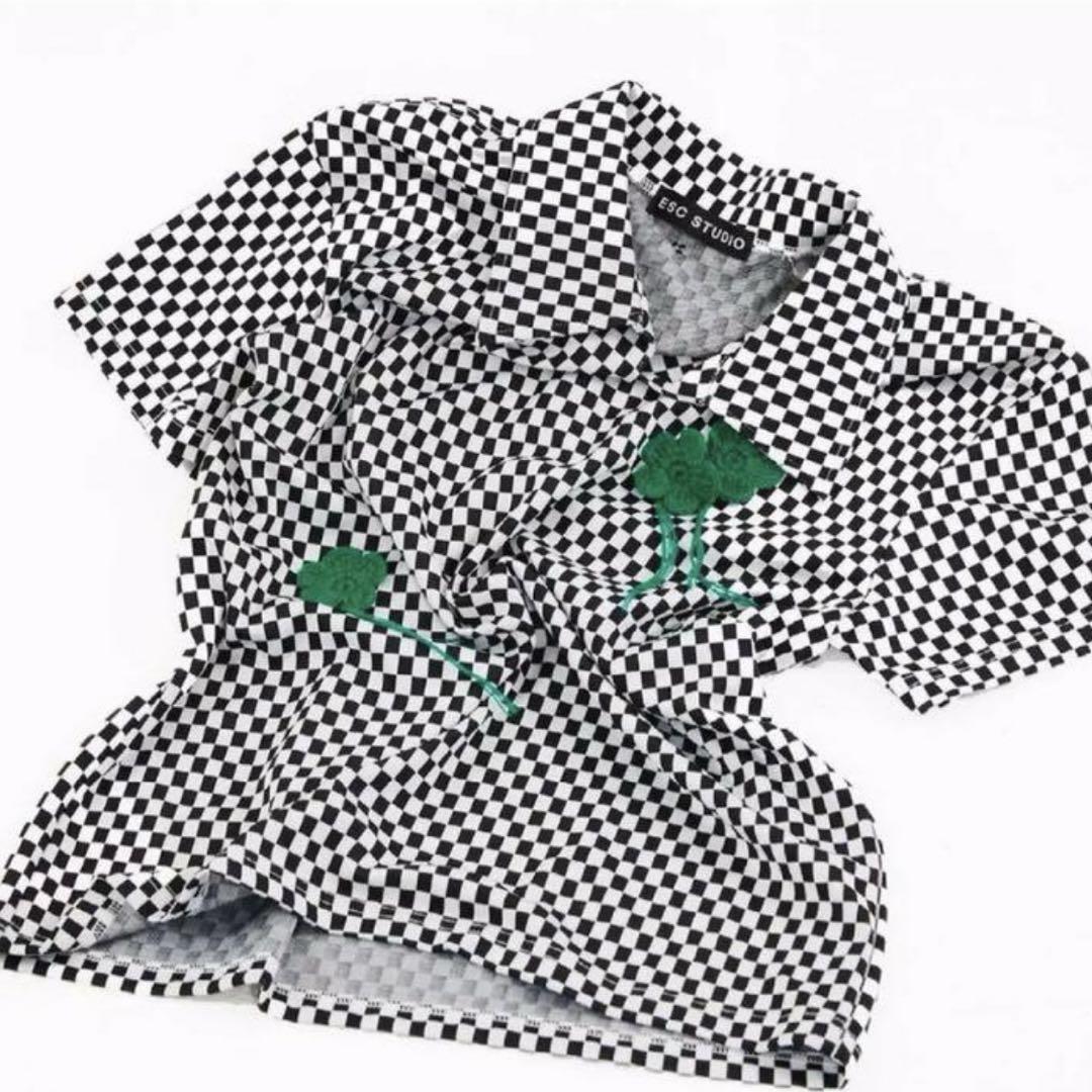 【ESC STUDIO】Chess polo shirt シャツ