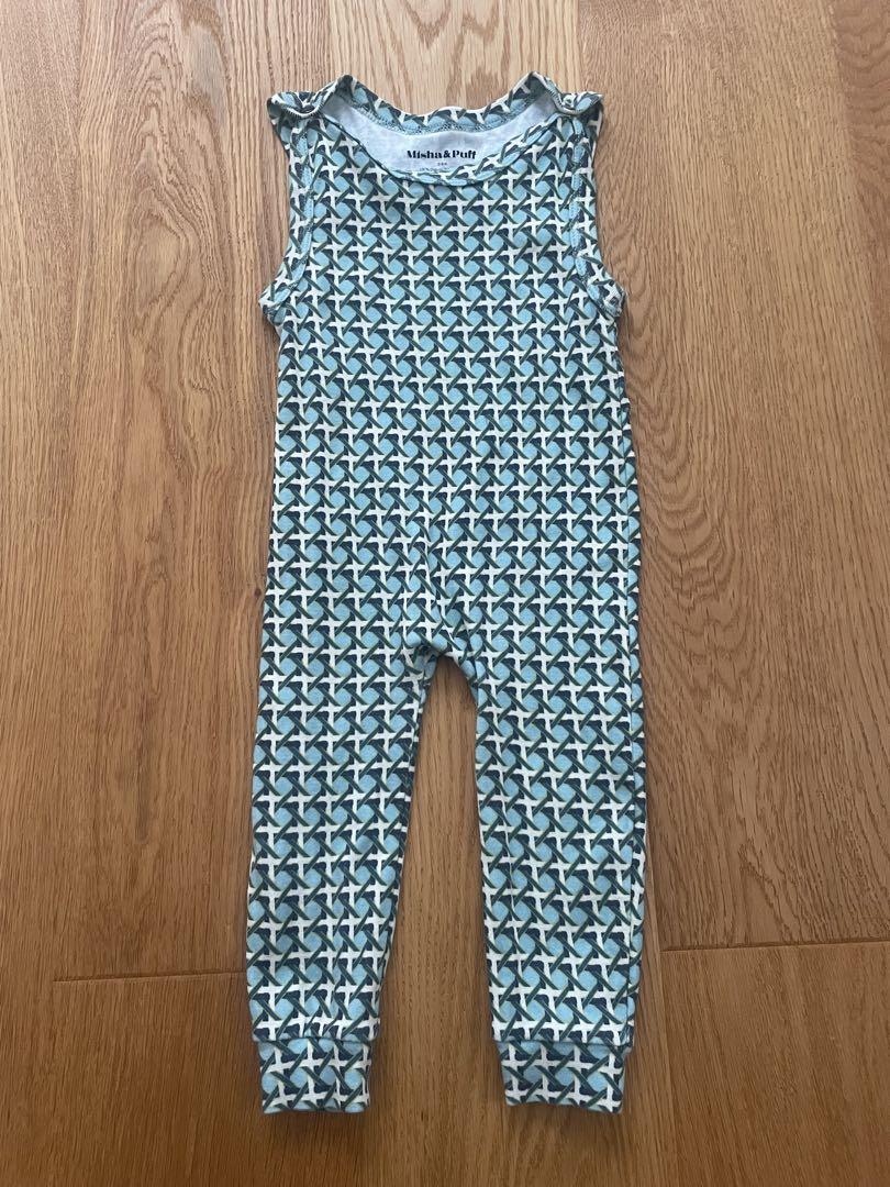 misha and puff Lattice overall 0-6M